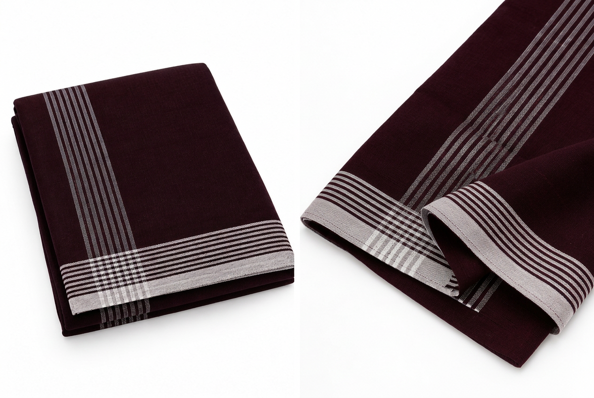 Auraline Burgundy Dhoti SM03