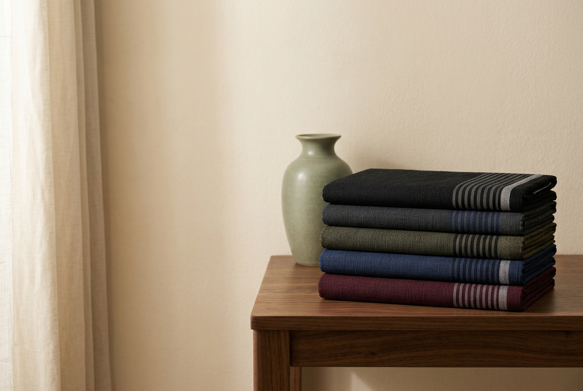 New mundu slideshow photo in a warm beige setting